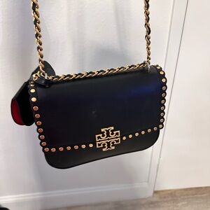 Tory Burch Black Leather Crossbody Bag